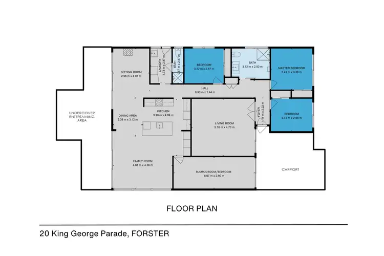 Floorplan of Homely house listing, 20 King George Parade, Forster NSW 2428