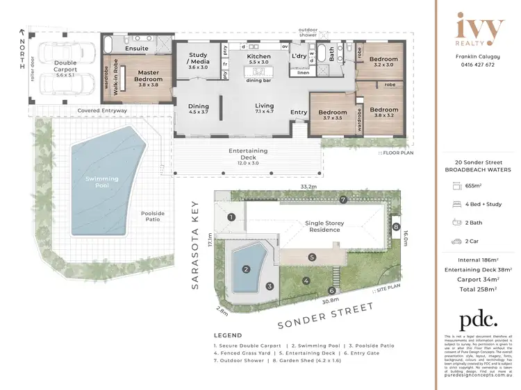 Floorplan of Homely house listing, 20 Sonder Street, Broadbeach Waters QLD 4218
