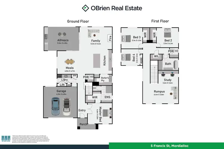 Floorplan of Homely house listing, 5 Francis Street, Mordialloc VIC 3195