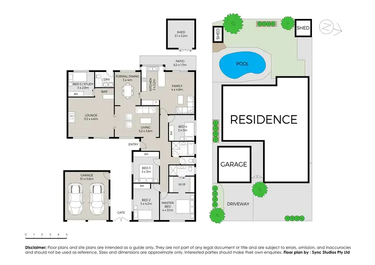 Floorplan of Homely house listing, 74 Rosina Crescent, Kings Langley NSW 2147