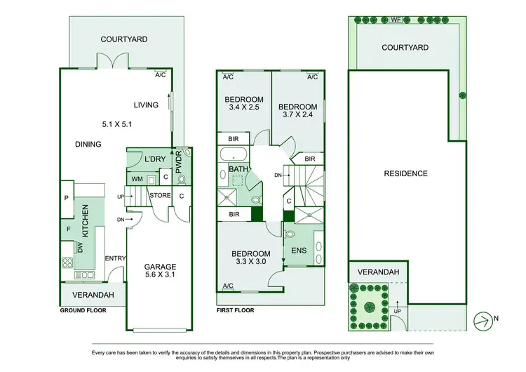Floorplan of Homely house listing, 43 Myrtle Street, South Yarra VIC 3141
