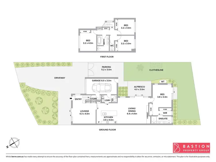 Floorplan of Homely house listing, 7A Cassia Place, Rivett ACT 2611