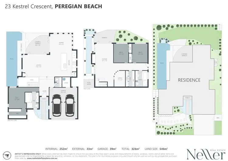 Floorplan of Homely house listing, 23 Kestrel Crescent, Peregian Beach QLD 4573