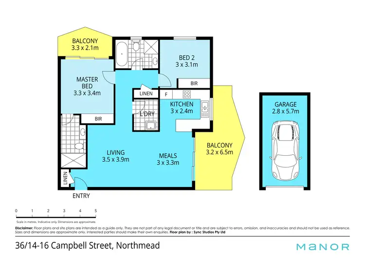 Floorplan of Homely apartment listing, 36/14-16 Campbell Street, Northmead NSW 2152