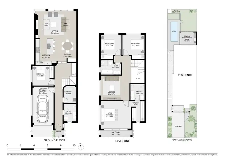 Floorplan of Homely semi-detached listing, 7B Cartledge Avenue, Miranda NSW 2228