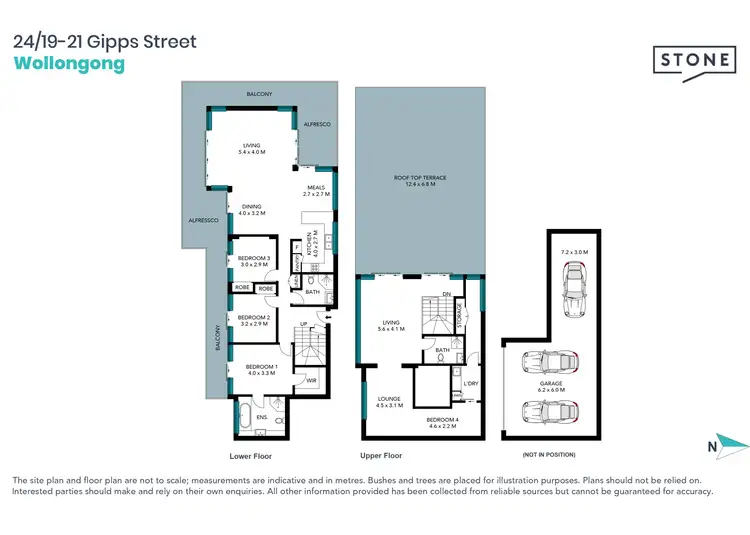 Floorplan of Homely apartment listing, 24/19-21 Gipps Street, Wollongong NSW 2500