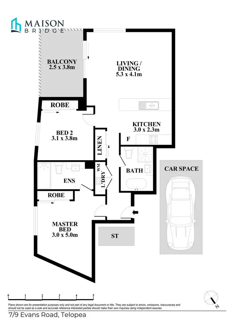 Floorplan of Homely apartment listing, Level 2/7/9 Evans Road, Telopea NSW 2117