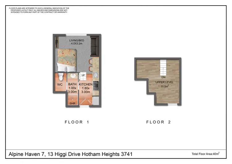 Floorplan of Homely studio listing, 7 Alpine Haven, Mount Hotham VIC 3741