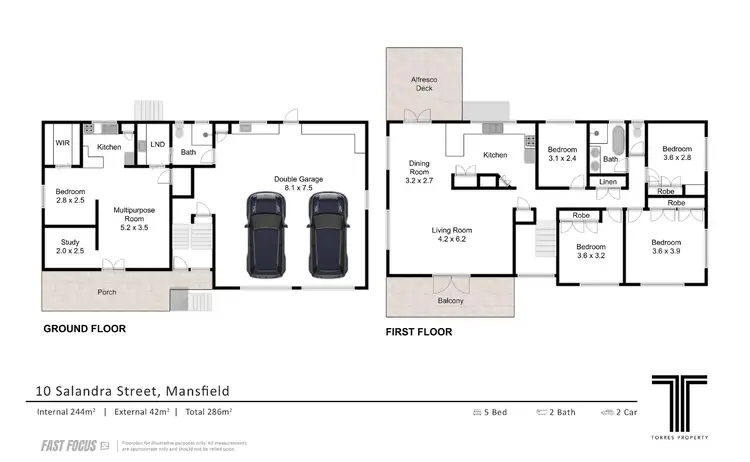 Floorplan of Homely house listing, 10 Salandra Street, Mansfield QLD 4122