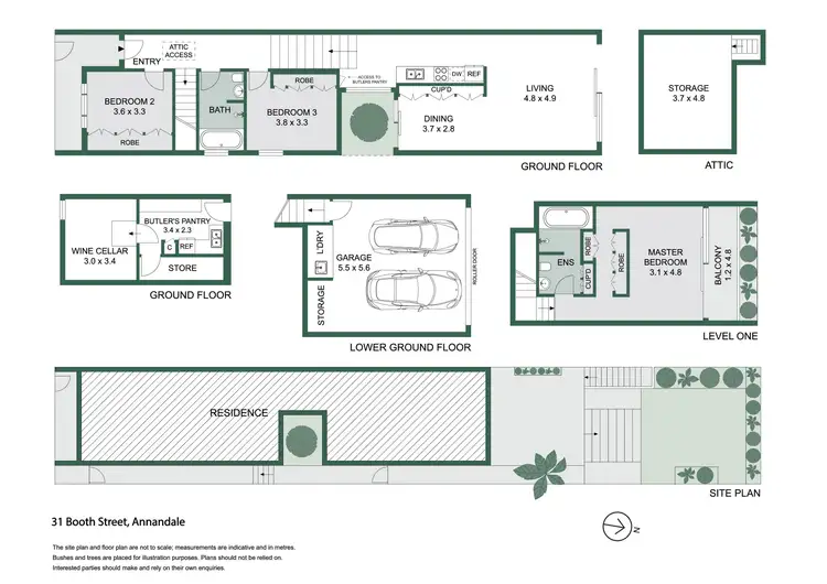 Floorplan of Homely house listing, 31 Booth Street, Annandale NSW 2038