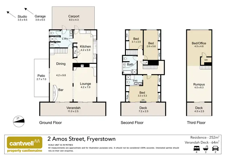 Floorplan of Homely house listing, 2 Amos Street, Fryerstown VIC 3451