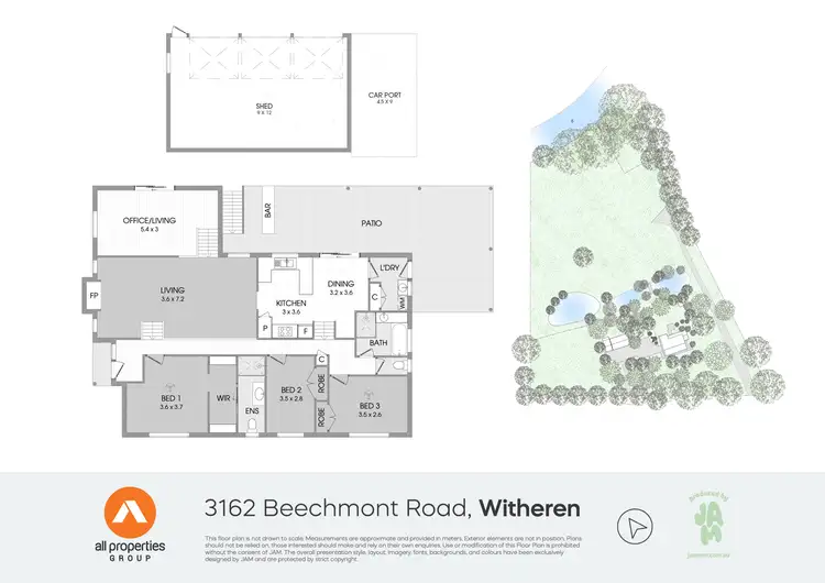 Floorplan of Homely house listing, 3162 Beechmont Road, Witheren QLD 4275