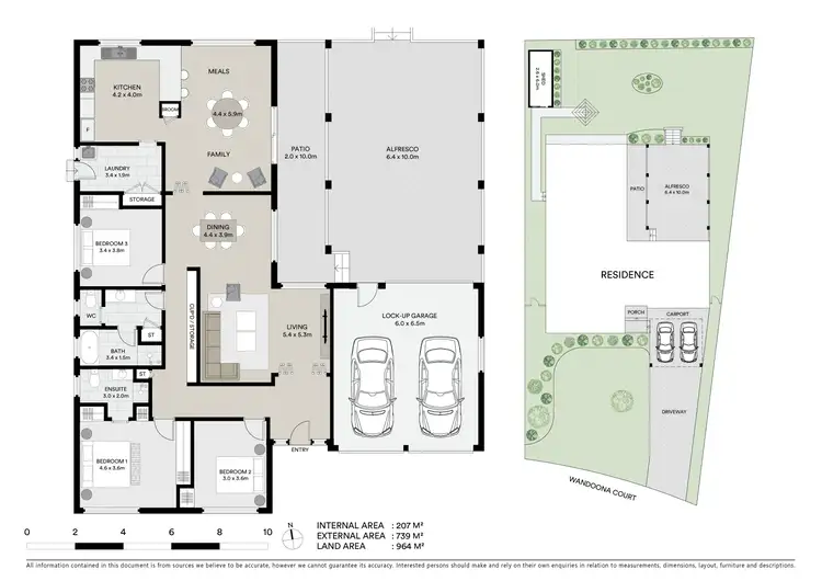 Floorplan of Homely house listing, 8 Wandoona Court, Mudgee NSW 2850
