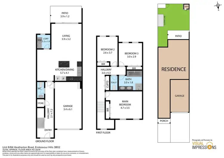 Floorplan of Homely unit listing, 8/84 Heatherton Road, Endeavour Hills VIC 3802