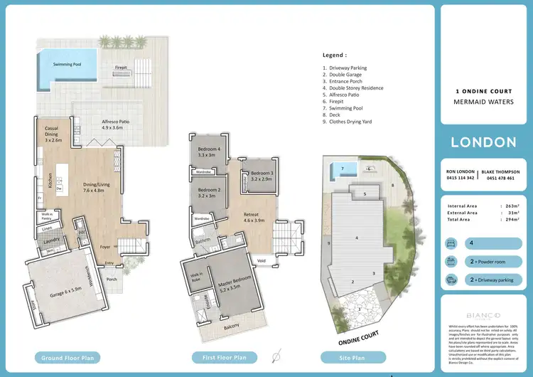Floorplan of Homely house listing, 1 Ondine Court, Mermaid Waters QLD 4218