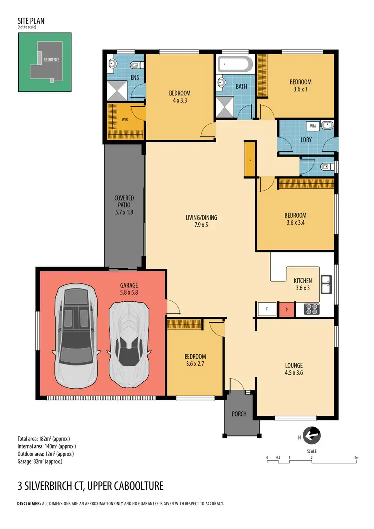 Floorplan of Homely house listing, 3 Silverbirch Court, Upper Caboolture QLD 4510