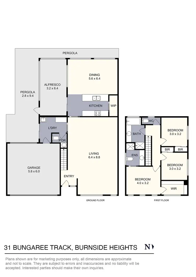 Floorplan of Homely house listing, 31 Bungaree Track, Burnside Heights VIC 3023