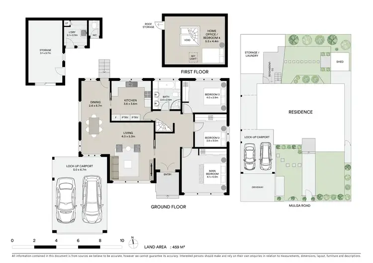 Floorplan of Homely house listing, 44B Mulga Road, Oatley NSW 2223