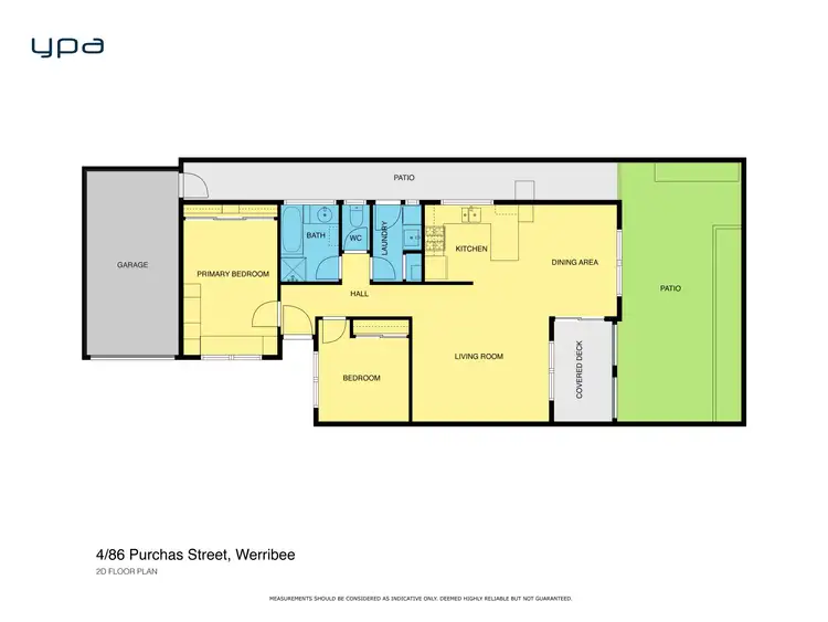 Floorplan of Homely unit listing, 4/86 Purchas Street, Werribee VIC 3030