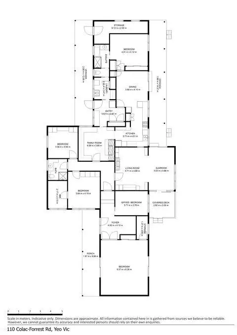 Floorplan of Homely rural property listing, 110 Colac-Forrest Road, Yeo VIC 3249