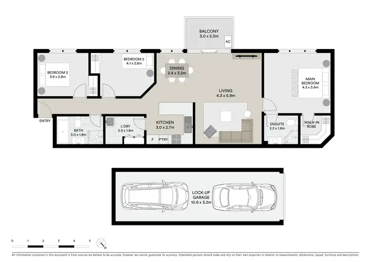 Floorplan of Homely apartment listing, 21/7-9 Railway Parade, Engadine NSW 2233