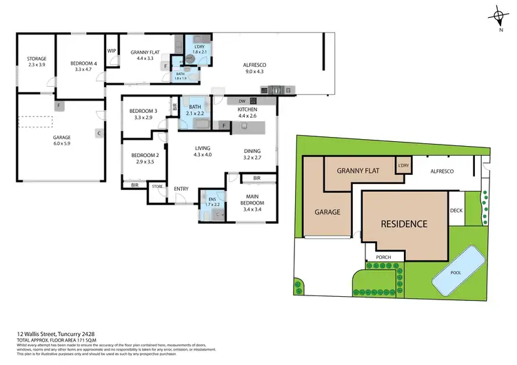 Floorplan of Homely house listing, 12 Wallis Street, Tuncurry NSW 2428