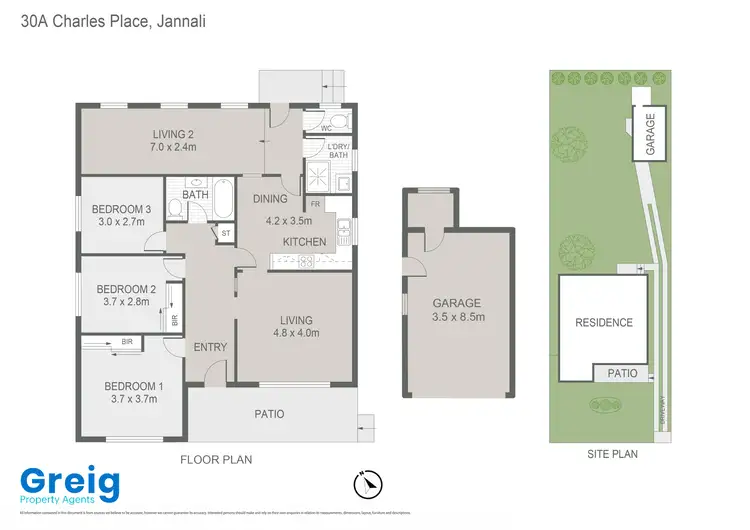Floorplan of Homely house listing, 30A Charles Place, Jannali NSW 2226