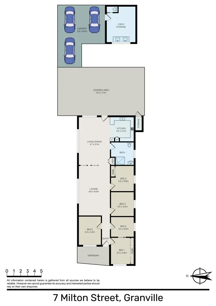 Floorplan of Homely house listing, 7 Milton Street, Granville NSW 2142