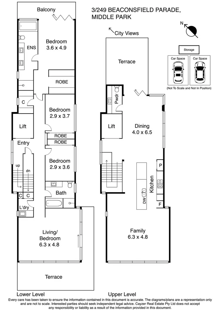 Floorplan of Homely apartment listing, 3/249 Beaconsfield Parade, Middle Park VIC 3206
