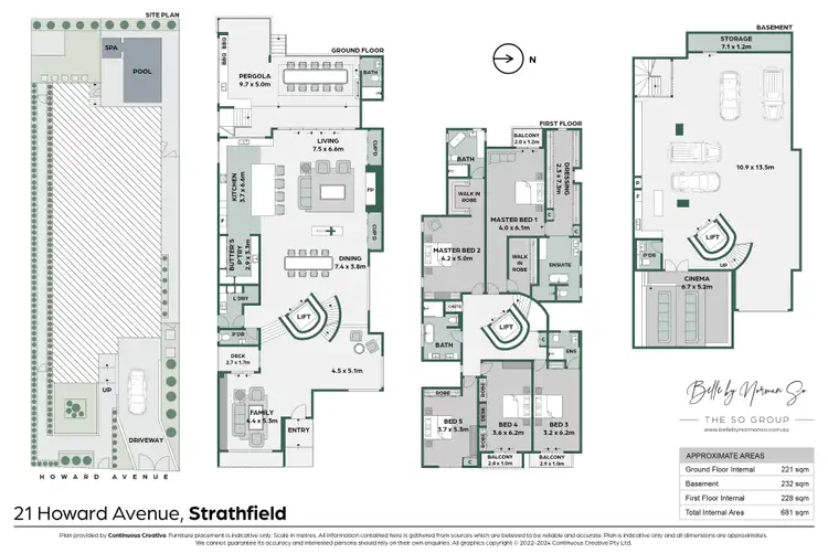 Floorplan of Homely house listing, 21 Howard Street, Strathfield NSW 2135