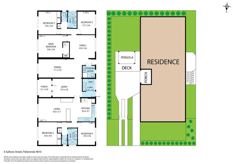 Floorplan of Homely house listing, 6 Sallows Street, Pallarenda QLD 4810