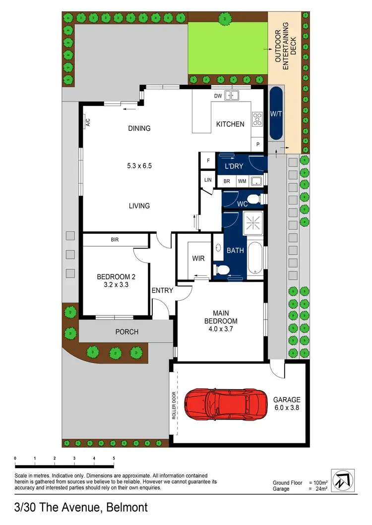 Floorplan of Homely townhouse listing, 3/30 The Avenue, Belmont VIC 3216