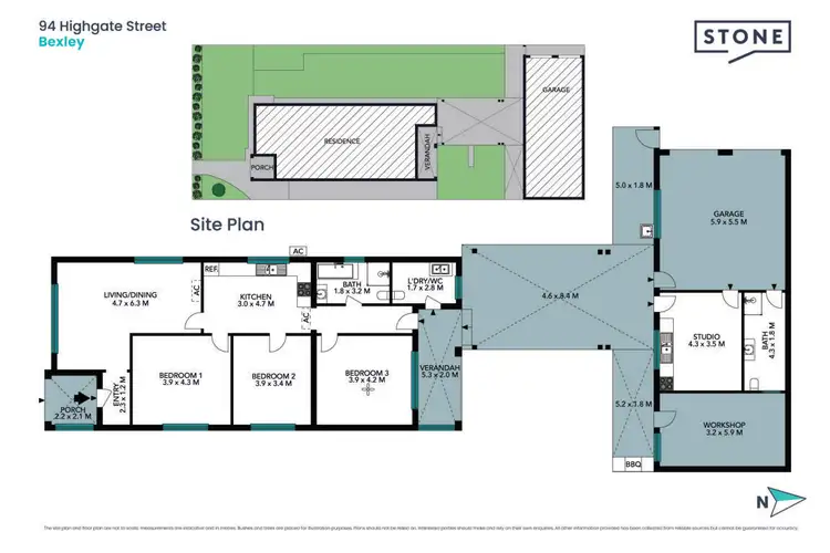 Floorplan of Homely house listing, 94 Highgate Street, Bexley NSW 2207