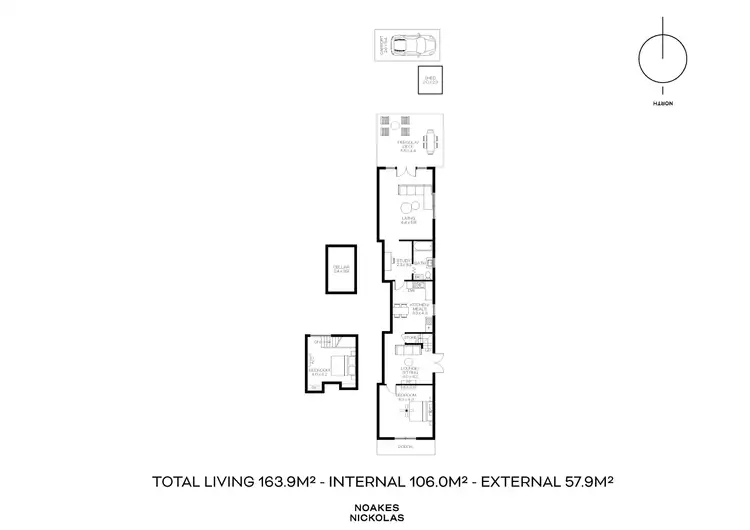 Floorplan of Homely house listing, 22A Milton Street, Glenelg SA 5045
