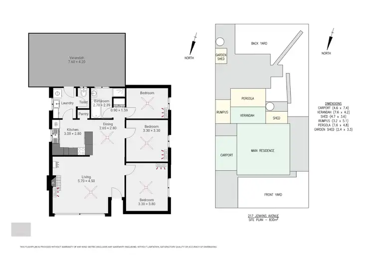 Floorplan of Homely house listing, 217 Jenkins Avenue, Whyalla Stuart SA 5608
