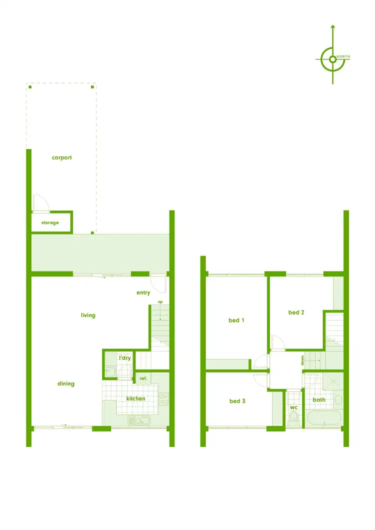 Floorplan of Homely townhouse listing, 5/73 Morrison Street, Kambah ACT 2902