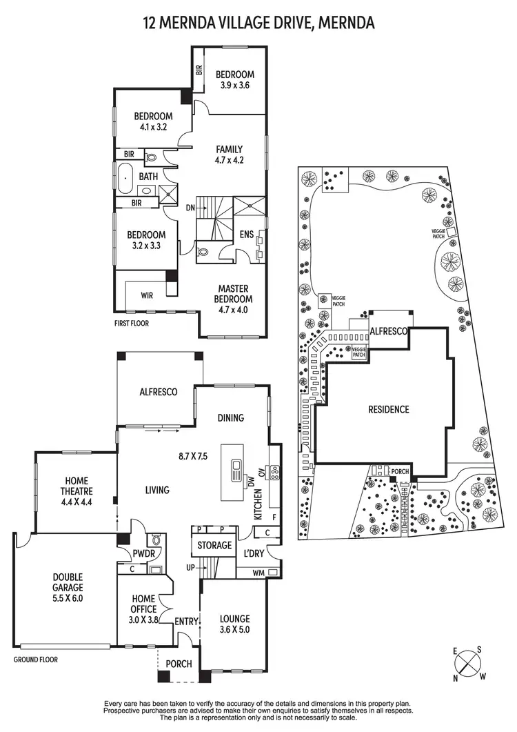 Floorplan of Homely house listing, 12 Mernda Village Drive, Mernda VIC 3754