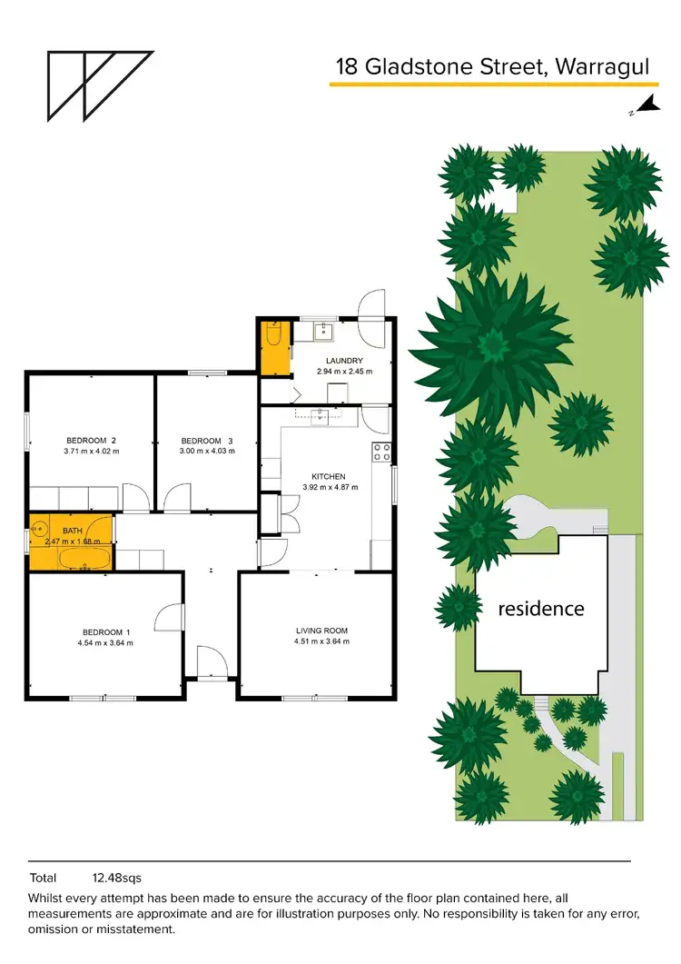 Floorplan of Homely house listing, 18 Gladstone Street, Warragul VIC 3820