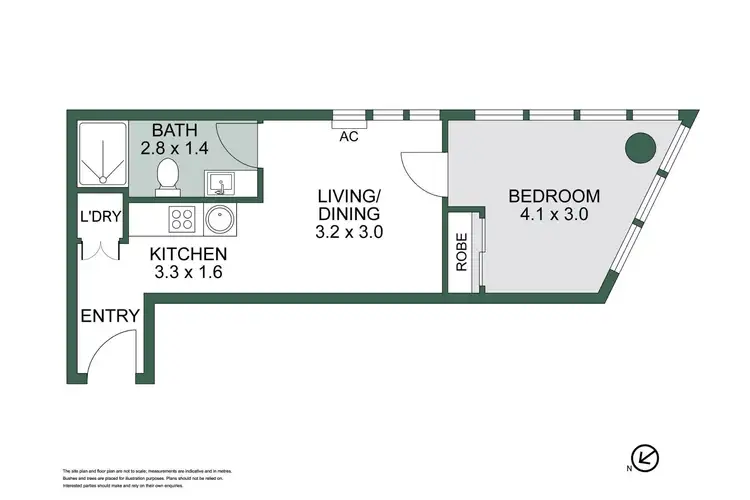 Floorplan of Homely apartment listing, 802/33 Clarke Street, Southbank VIC 3006