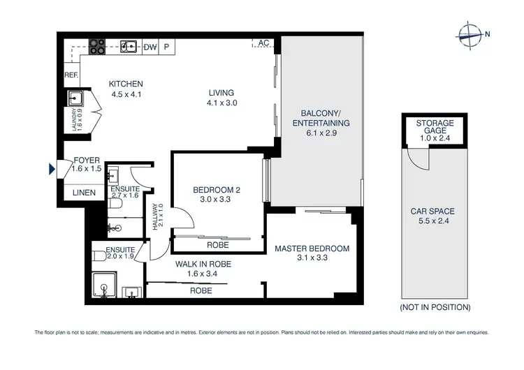 Floorplan of Homely apartment listing, 303/290 Great Western Highway, Wentworthville NSW 2145