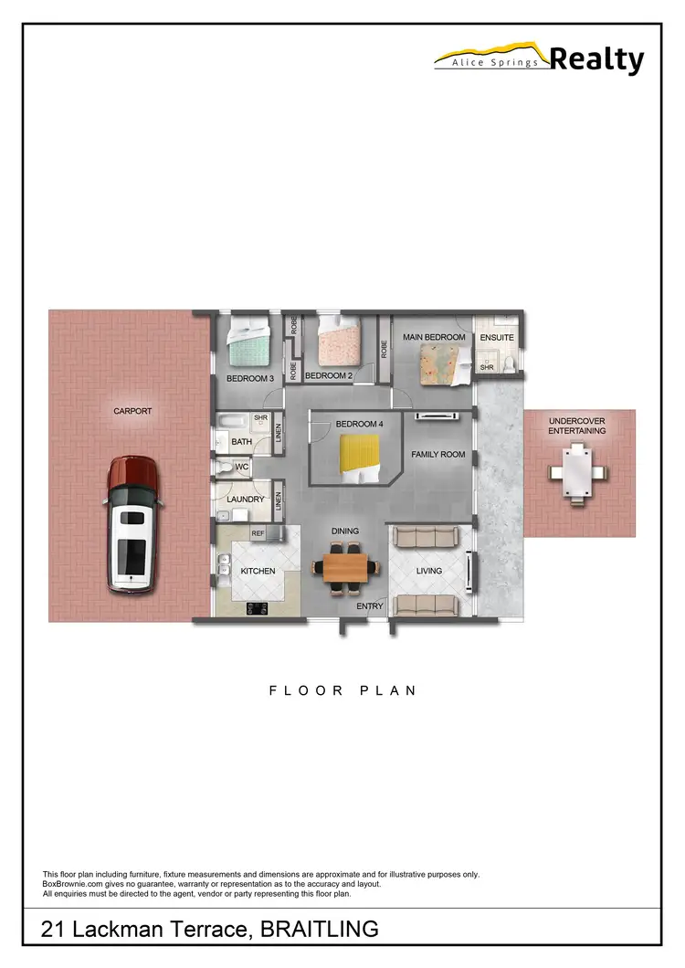 Floorplan of Homely house listing, 21 Lackman Terrace, Braitling NT 870