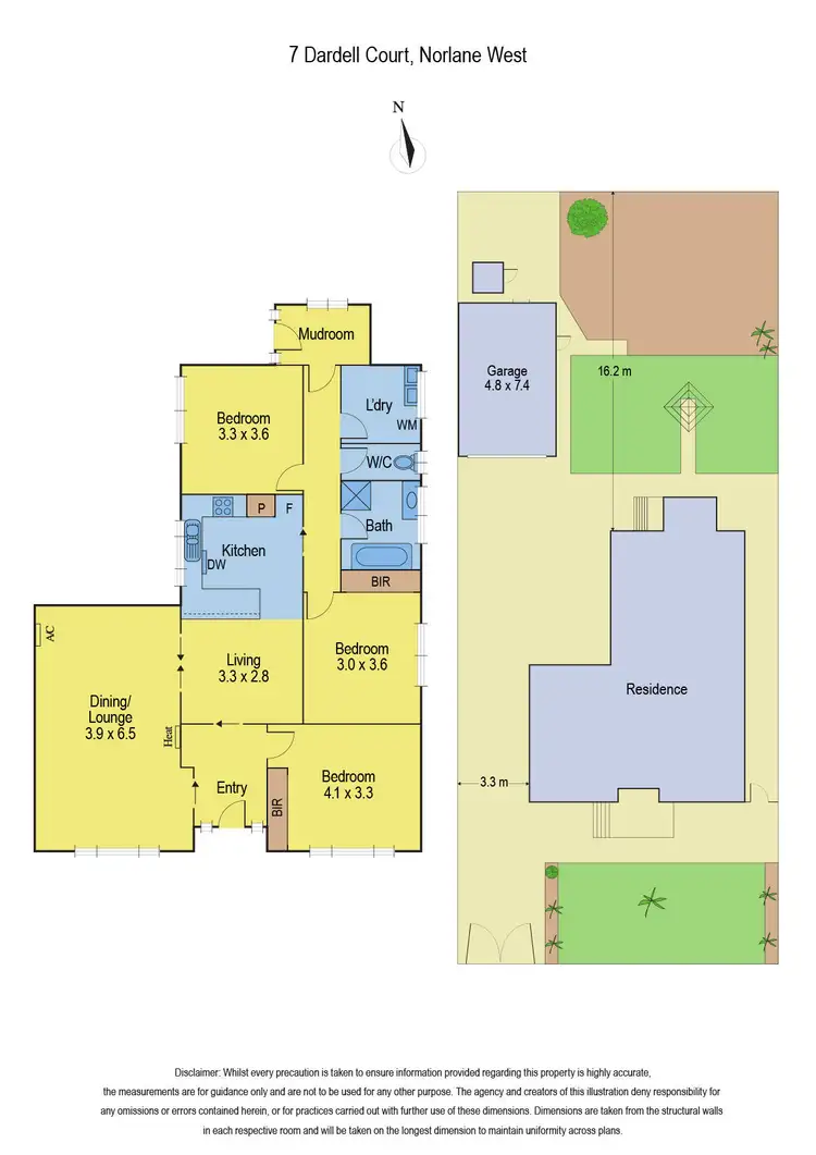 Floorplan of Homely house listing, 7 Dardell Court, Norlane VIC 3214