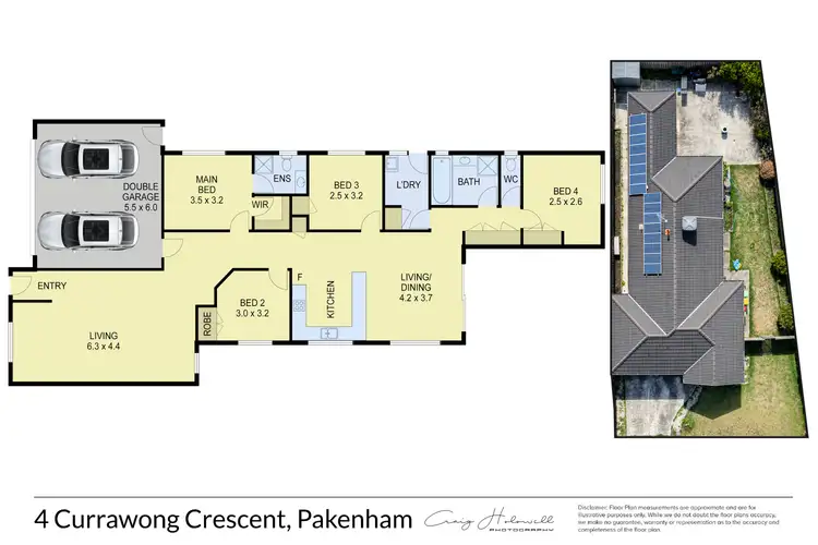 Floorplan of Homely house listing, 4 Currawong Crescent, Pakenham VIC 3810