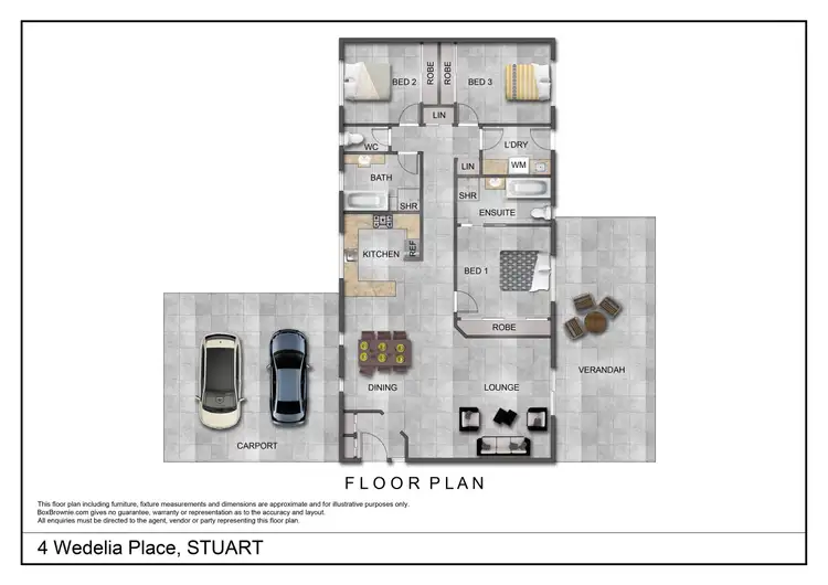Floorplan of Homely house listing, 4 Wedelia Place, Stuart NT 870