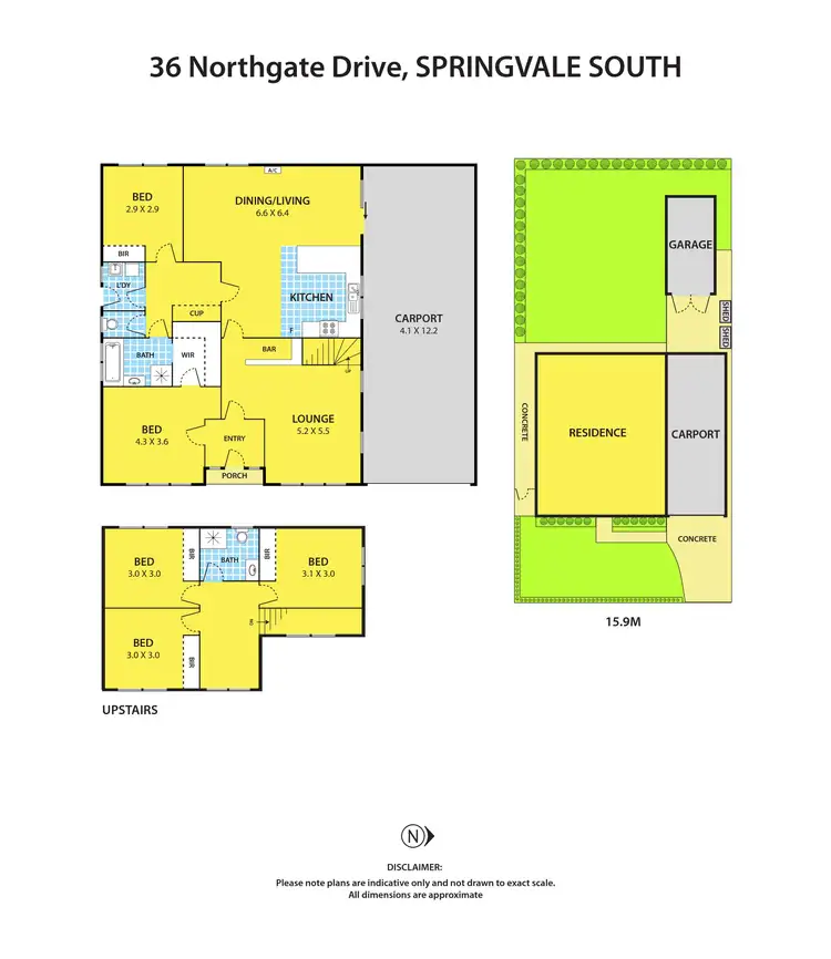 Floorplan of Homely house listing, 36 Northgate Drive, Springvale South VIC 3172