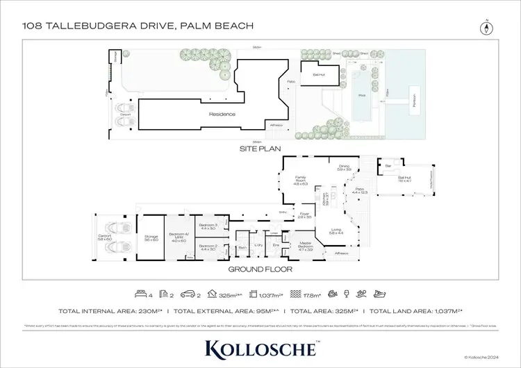 Floorplan of Homely house listing, 108 Tallebudgera Drive, Palm Beach QLD 4221