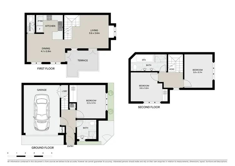 Floorplan of Homely townhouse listing, 1A West Beach Road, St Kilda West VIC 3182