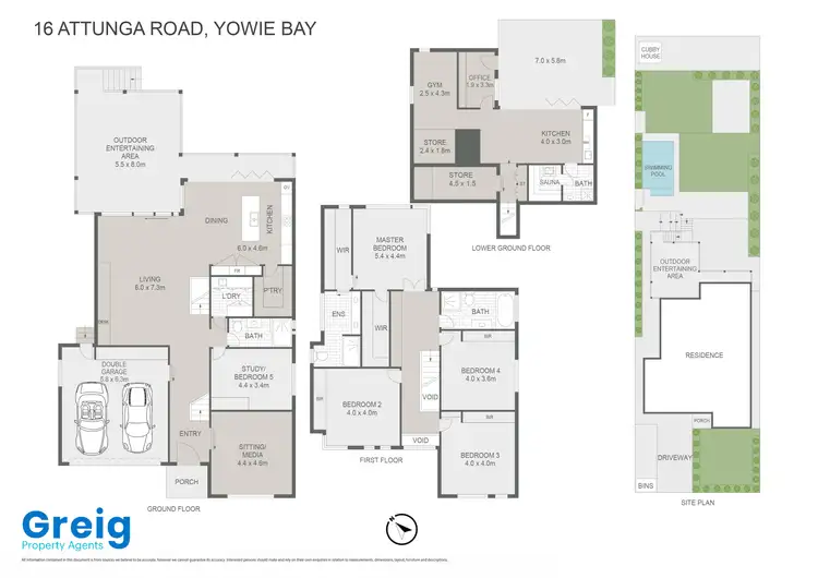 Floorplan of Homely house listing, 16 Attunga Road, Yowie Bay NSW 2228