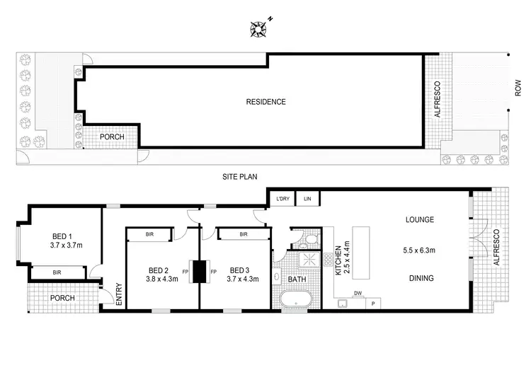 Floorplan of Homely house listing, 44 Beaconsfield Parade, Northcote VIC 3070