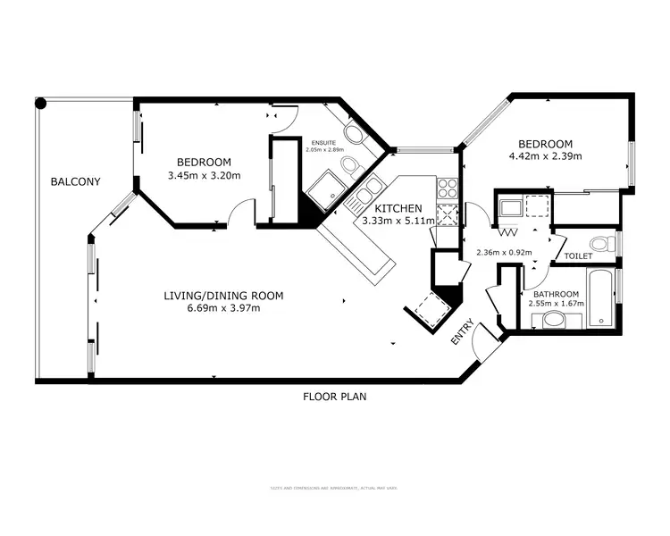 Floorplan of Homely apartment listing, 6/40 Moore Street, Trinity Beach QLD 4879